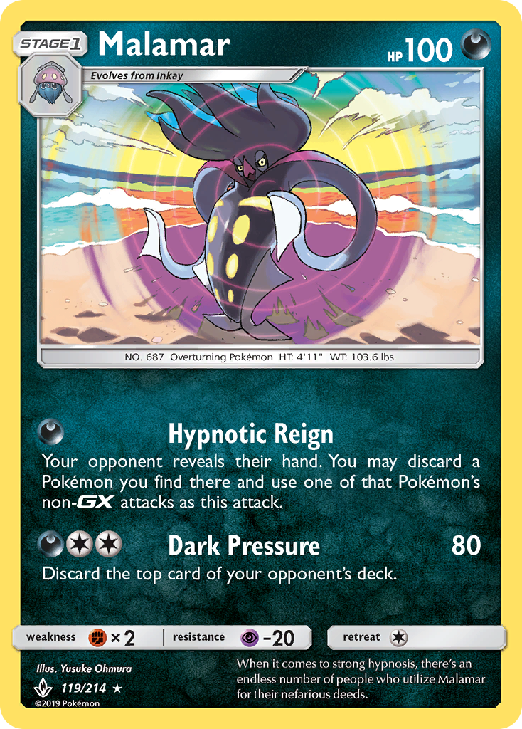 Malamar (119/214) [Sun & Moon: Unbroken Bonds] | Odin's Place