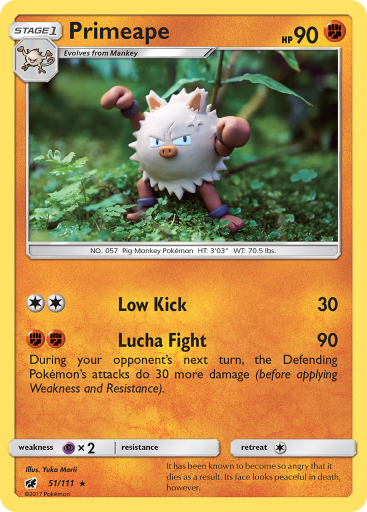 Primeape (51/111) [Sun & Moon: Crimson Invasion] | Odin's Place