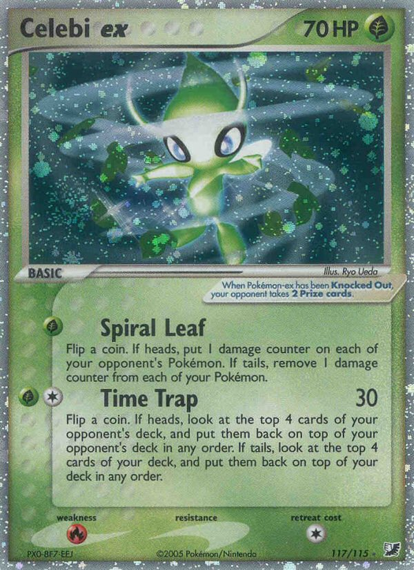 Celebi ex (117/115) [EX: Unseen Forces] | Odin's Place