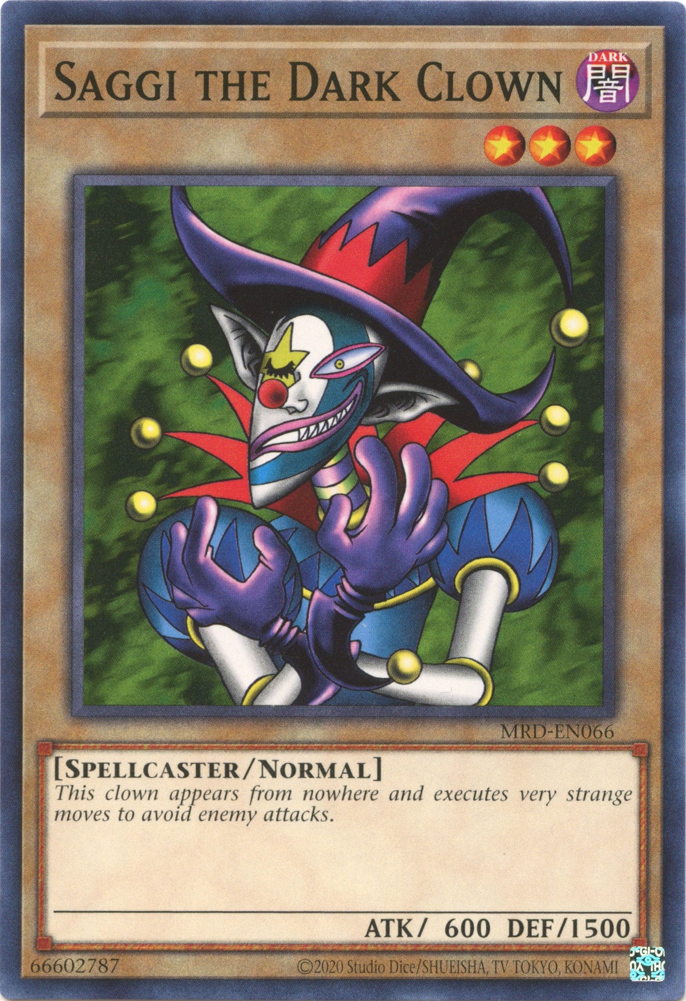 Saggi the Dark Clown (25th Anniversary) [MRD-EN066] Common | Odin's Place
