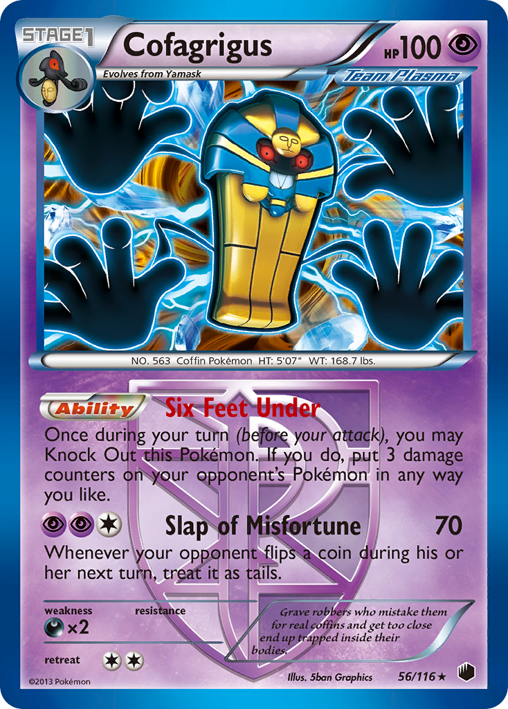 Cofagrigus (56/116) [Black & White: Plasma Freeze] | Odin's Place