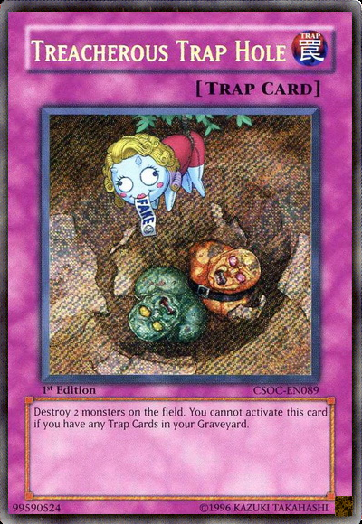 Treacherous Trap Hole [CSOC-EN089] Secret Rare | Odin's Place