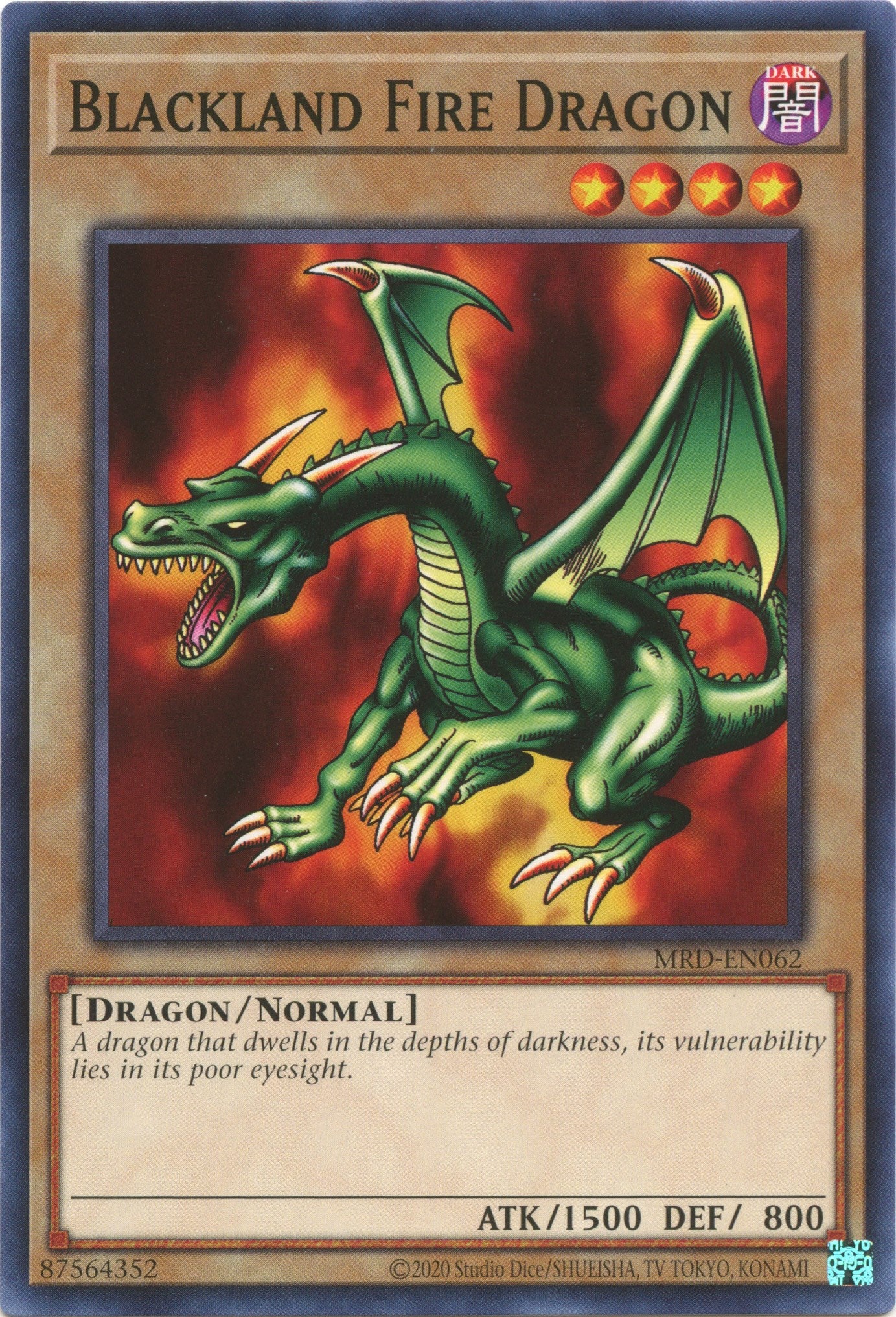 Blackland Fire Dragon (25th Anniversary) [MRD-EN062] Common | Odin's Place