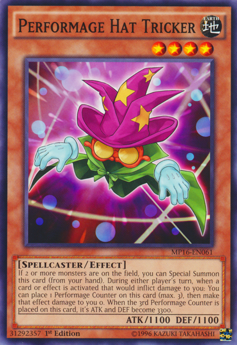 Performage Hat Tricker [MP16-EN061] Common | Odin's Place