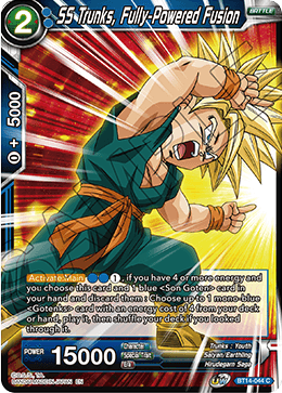 SS Trunks, Fully-Powered Fusion (BT14-044) [Cross Spirits] | Odin's Place