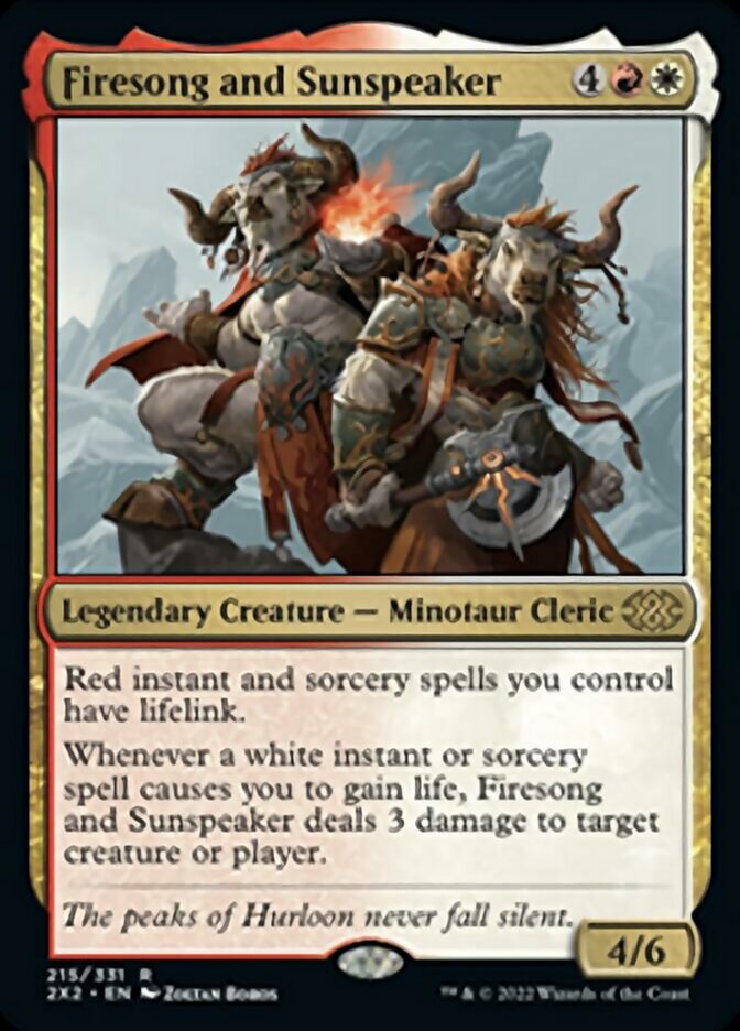 Firesong and Sunspeaker [Double Masters 2022] | Odin's Place