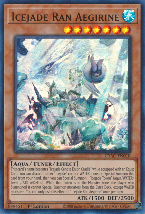 Icejade Ran Aegirine [CYAC-EN010] Ultra Rare | Odin's Place