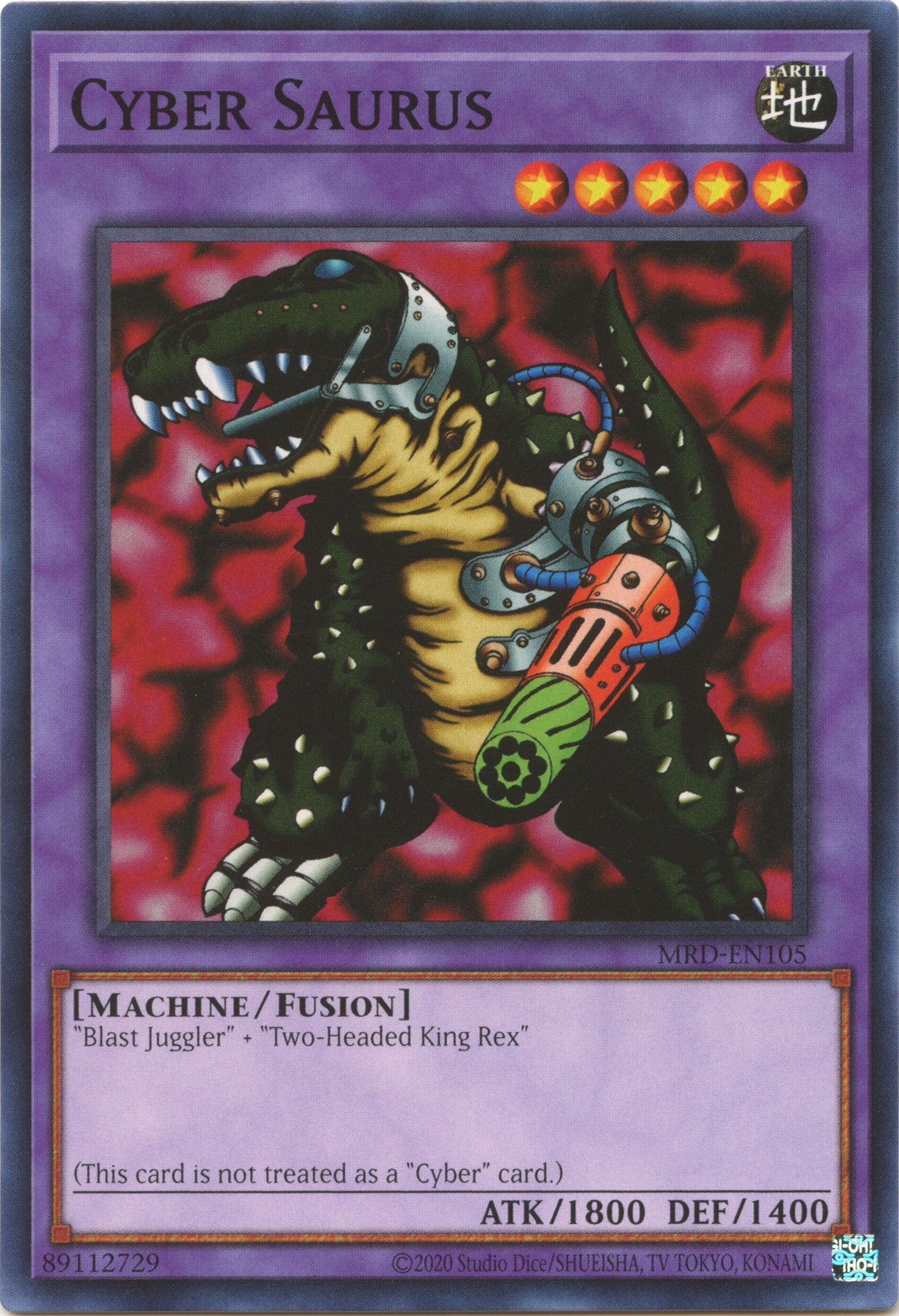 Cyber Saurus (25th Anniversary) [MRD-EN105] Common | Odin's Place