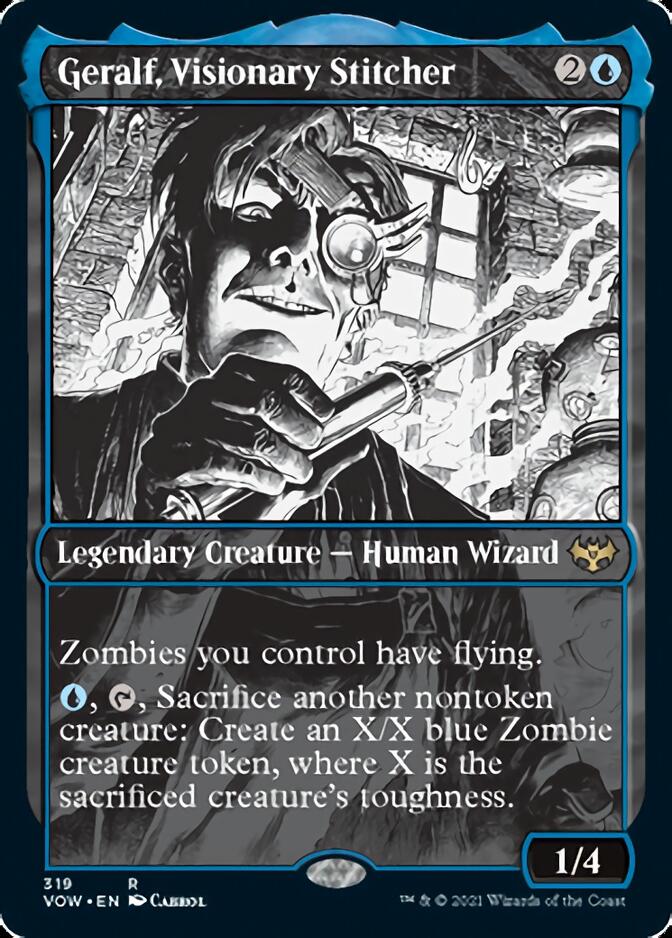 Geralf, Visionary Stitcher (Showcase Eternal Night) [Innistrad: Crimson Vow] | Odin's Place