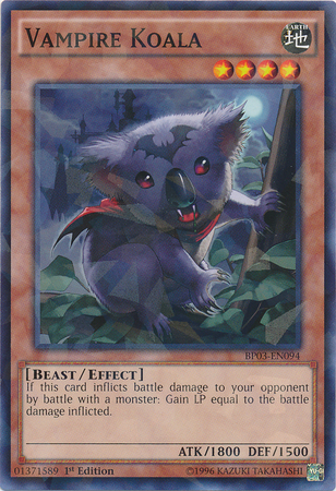 Vampire Koala [BP03-EN094] Shatterfoil Rare | Odin's Place