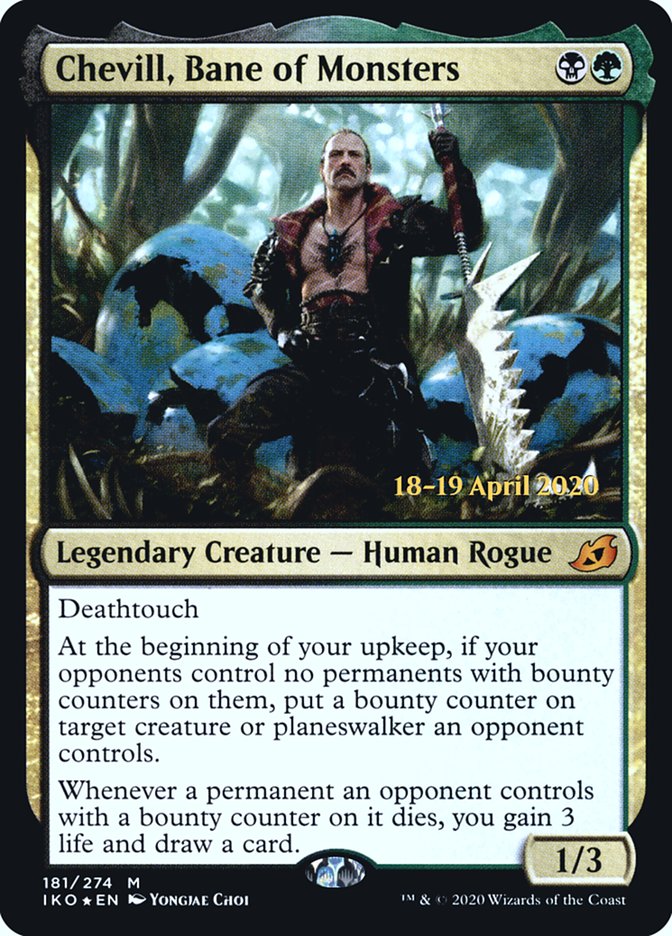 Chevill, Bane of Monsters [Ikoria: Lair of Behemoths Prerelease Promos] | Odin's Place