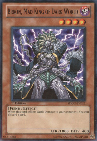 Brron, Mad King of Dark World [SDGU-EN011] Common | Odin's Place