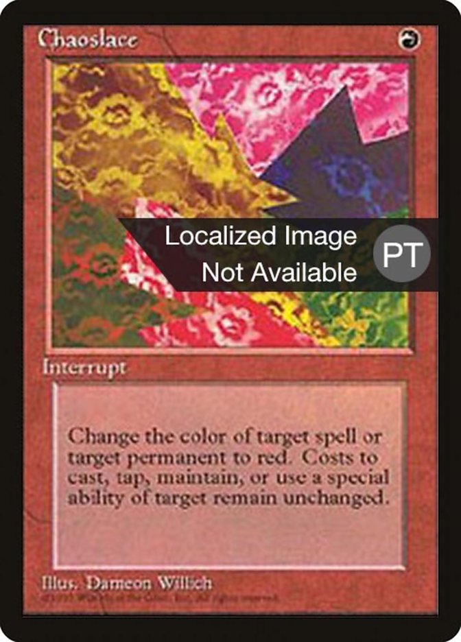 Chaoslace [Fourth Edition (Foreign Black Border)] | Odin's Place