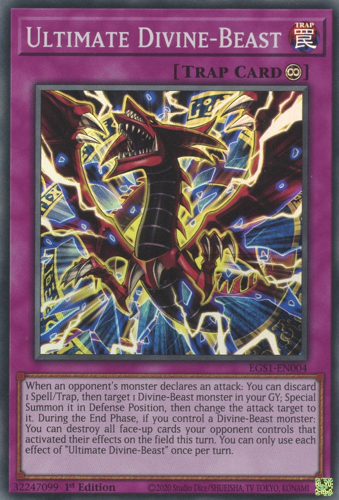 Ultimate Divine-Beast [EGS1-EN004] Super Rare | Odin's Place