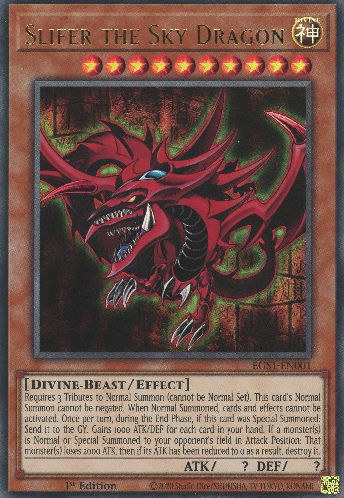 Slifer the Sky Dragon [EGS1-EN001] Ultra Rare | Odin's Place