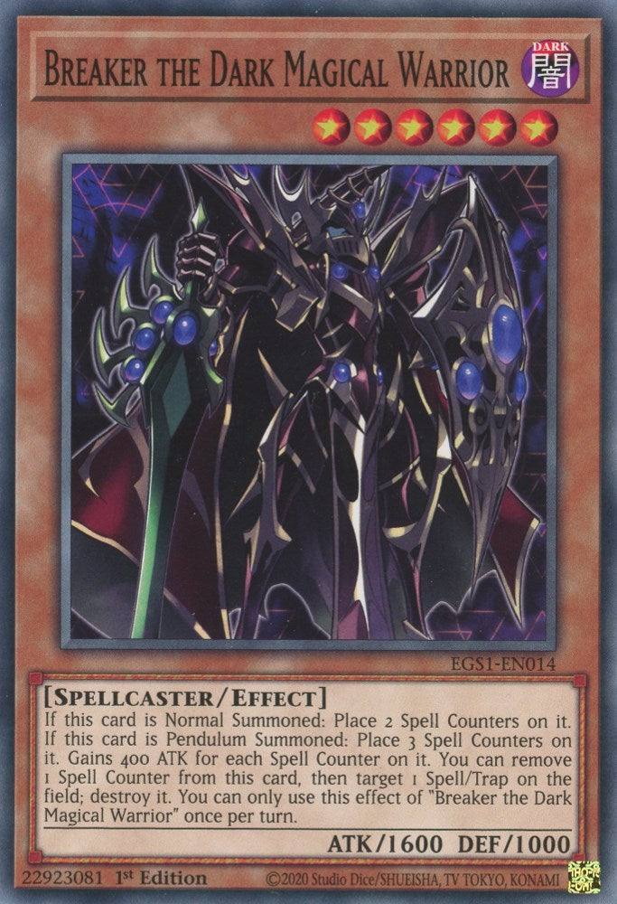 Breaker the Dark Magical Warrior [EGS1-EN014] Common | Odin's Place