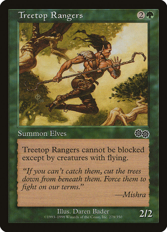 Treetop Rangers (279) [Urza's Saga] | Odin's Place