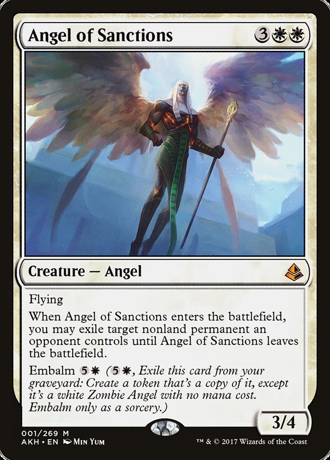 Angel of Sanctions (1) [Amonkhet] | Odin's Place