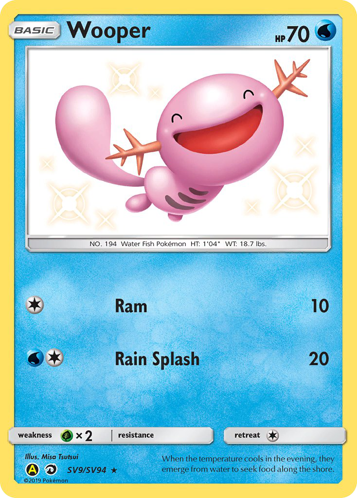 Wooper (SV9/SV94) [Sun & Moon: Hidden Fates - Shiny Vault] | Odin's Place