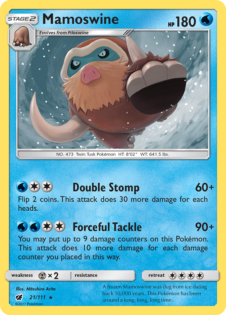 Mamoswine (21/111) [Sun & Moon: Crimson Invasion] | Odin's Place