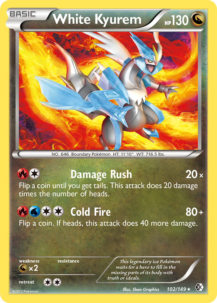 White Kyurem (102/149) [Black & White: Boundaries Crossed] | Odin's Place