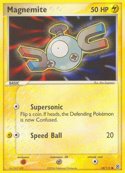 Magnemite (68/112) [EX: FireRed & LeafGreen] | Odin's Place
