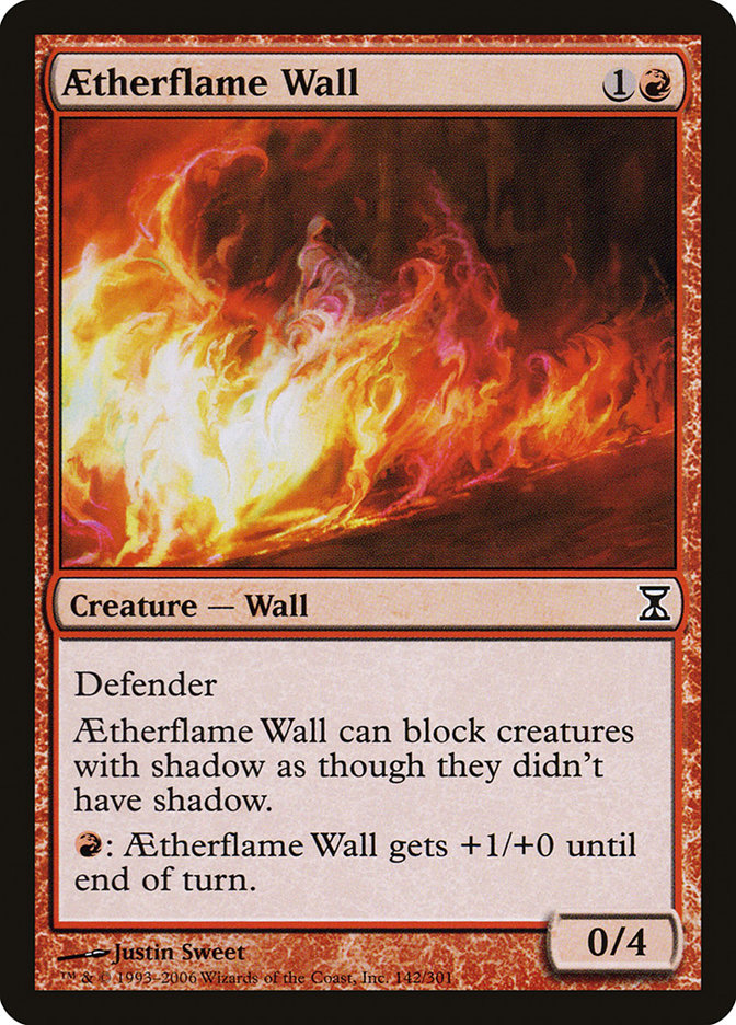 Aetherflame Wall (142) [Time Spiral] | Odin's Place