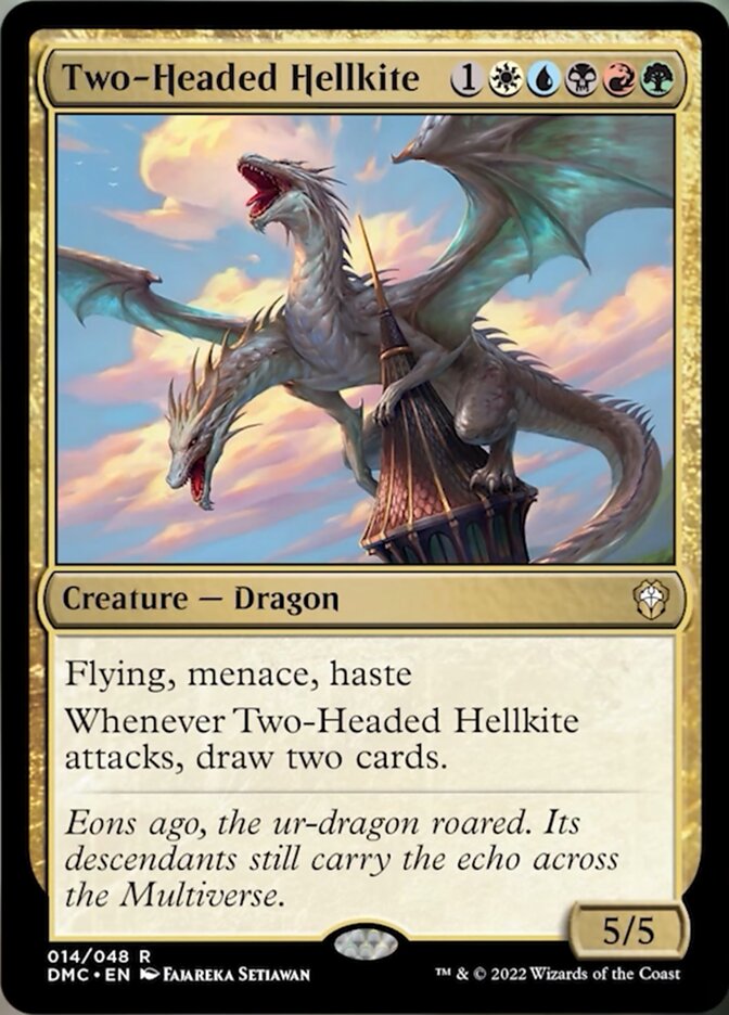 Two-Headed Hellkite [Dominaria United Commander] | Odin's Place