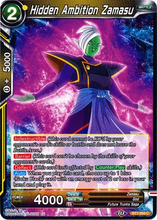 Hidden Ambition Zamasu (BT7-093) [Assault of the Saiyans] | Odin's Place