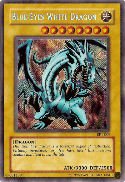 Blue-Eyes White Dragon [BPT-009] Secret Rare | Odin's Place