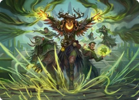 Witherbloom Command Art Card [Strixhaven: School of Mages Art Series] | Odin's Place