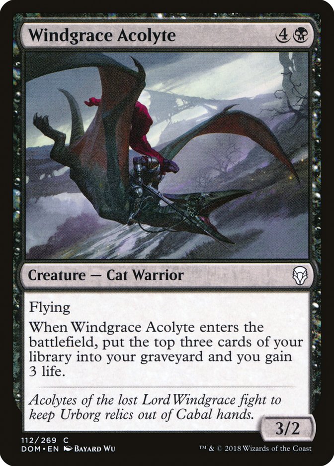 Windgrace Acolyte (112) [Dominaria] | Odin's Place