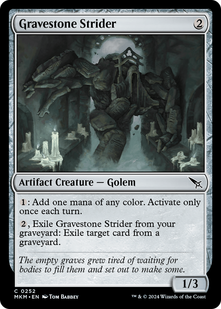 Gravestone Strider [Murders at Karlov Manor] | Odin's Place