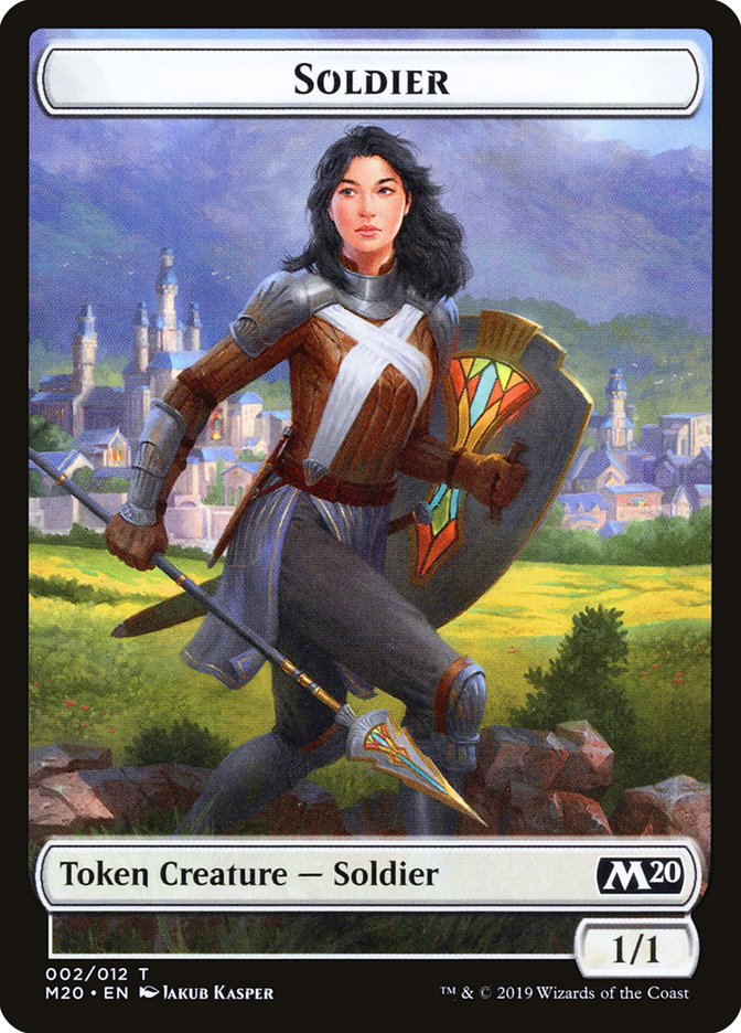 Soldier Token [Core Set 2020 Tokens] | Odin's Place