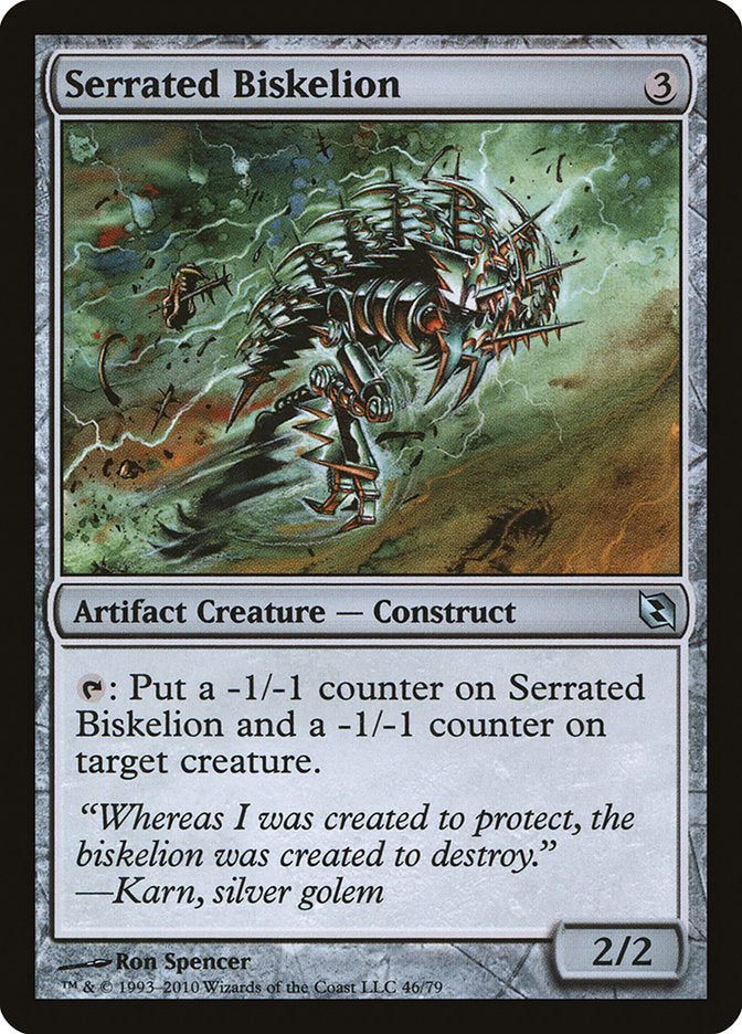 Serrated Biskelion (46) [Duel Decks: Elspeth vs. Tezzeret] | Odin's Place