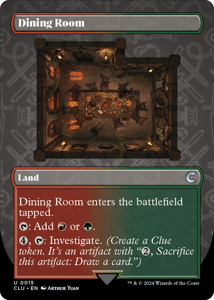Dining Room (Borderless) [Ravnica: Clue Edition] | Odin's Place