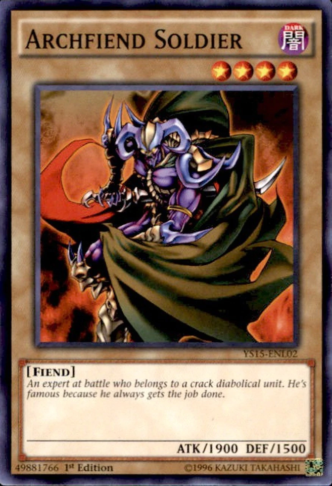 Archfiend Soldier [YS15-ENL02] Common | Odin's Place