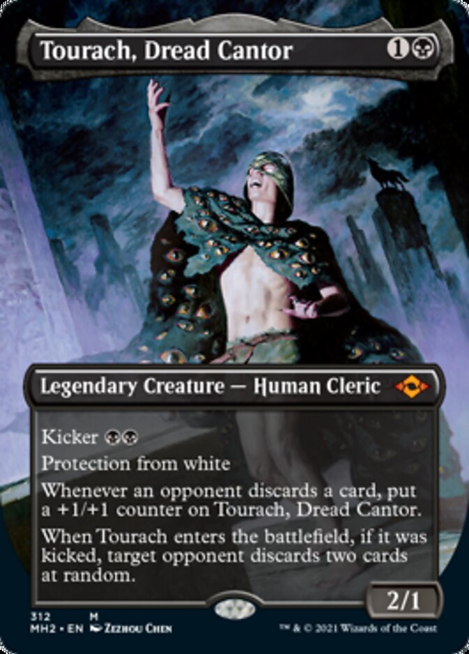 Tourach, Dread Cantor (Borderless Alternate Art) [Modern Horizons 2] | Odin's Place