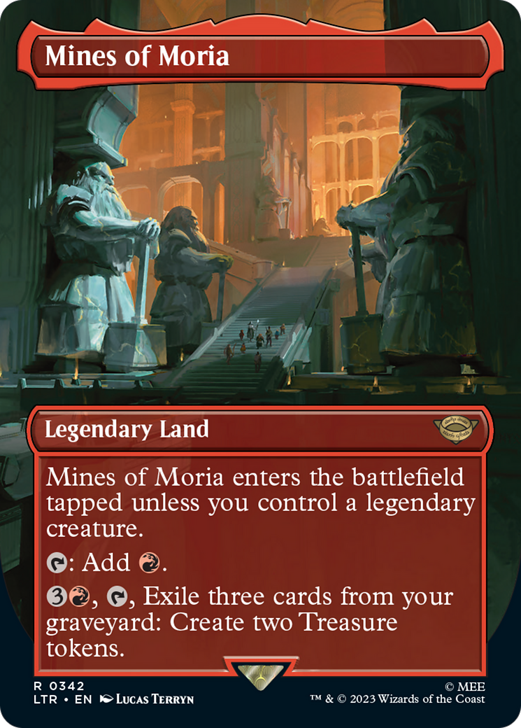 Mines of Moria (Borderless Alternate Art) (342) [The Lord of the Rings: Tales of Middle-Earth] | Odin's Place