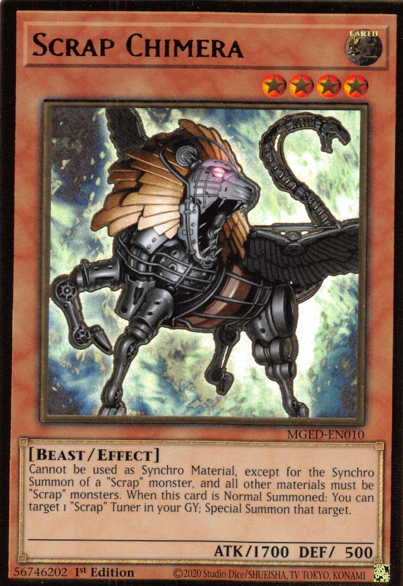 Scrap Chimera [MGED-EN010] Gold Rare | Odin's Place