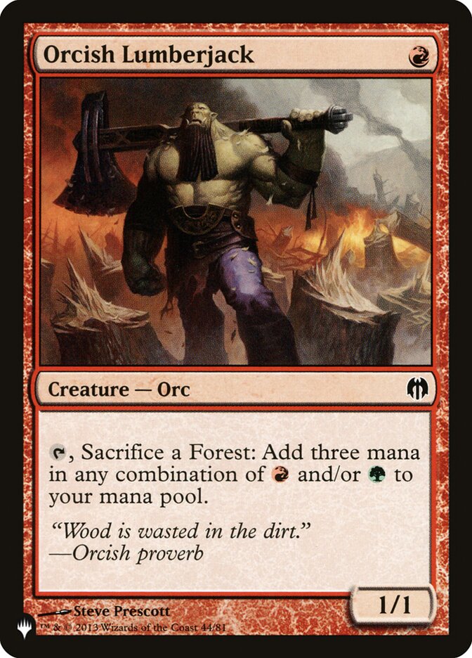Orcish Lumberjack [The List] | Odin's Place