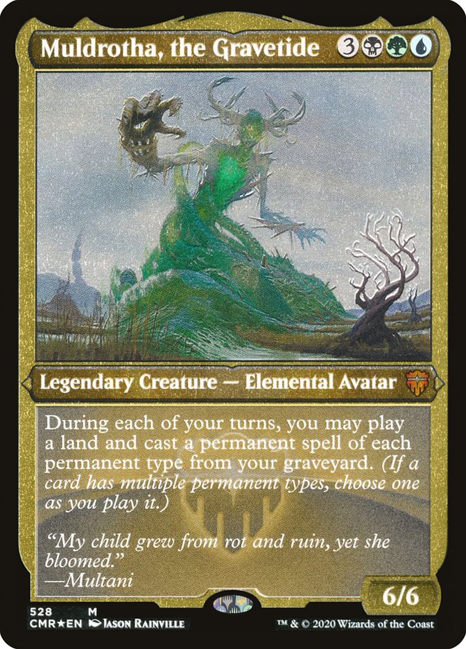 Muldrotha, the Gravetide (Etched) [Commander Legends] | Odin's Place