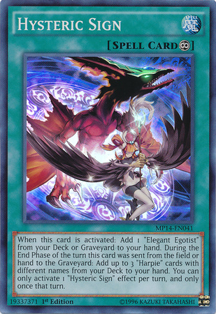 Hysteric Sign [MP14-EN041] Super Rare | Odin's Place