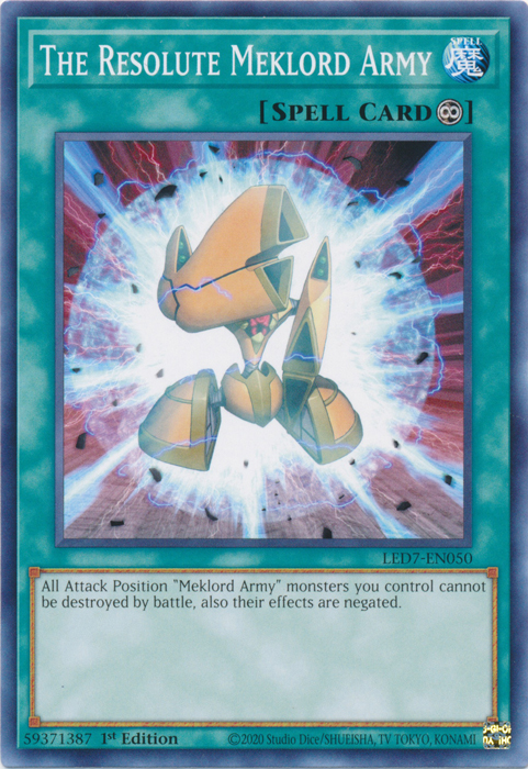 The Resolute Meklord Army [LED7-EN050] Common | Odin's Place