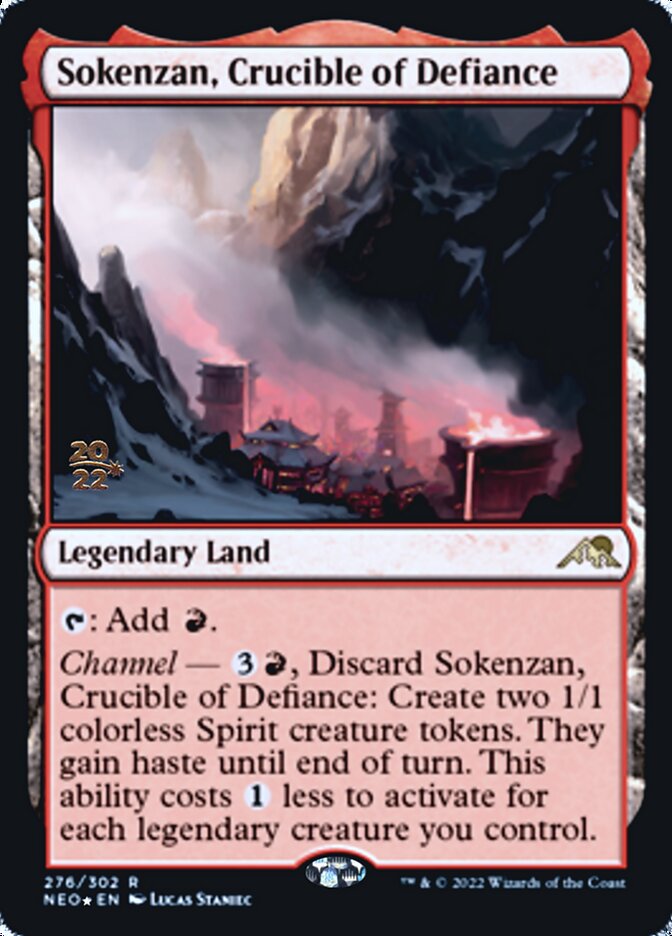 Sokenzan, Crucible of Defiance [Kamigawa: Neon Dynasty Prerelease Promos] | Odin's Place