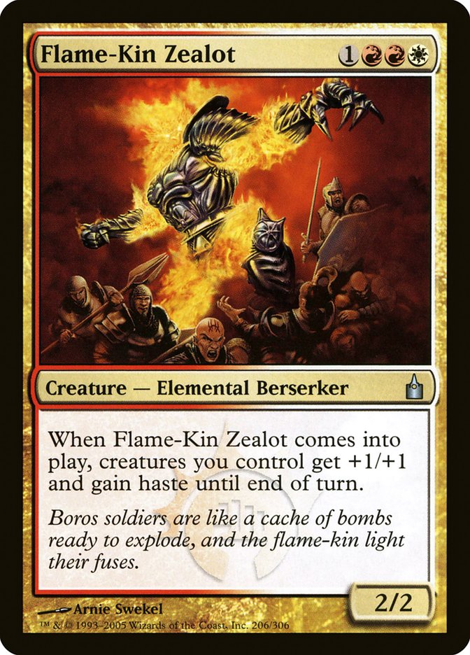 Flame-Kin Zealot (206) [Ravnica: City of Guilds] | Odin's Place
