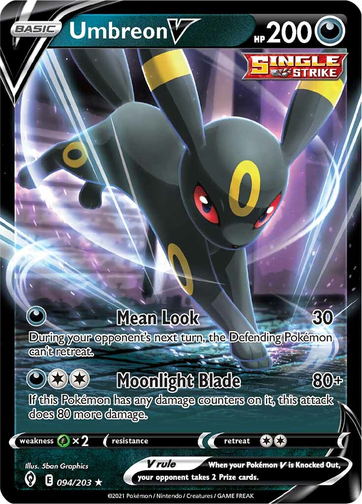 Umbreon V (094/203) [Sword & Shield: Evolving Skies] | Odin's Place