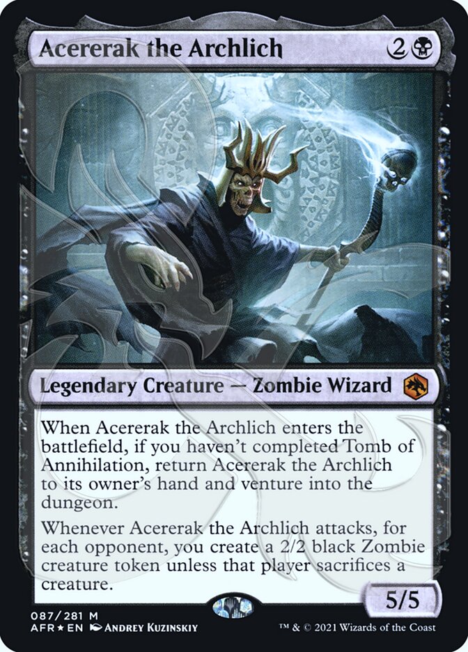 Acererak the Archlich (Ampersand Promo) [Dungeons & Dragons: Adventures in the Forgotten Realms Promos] | Odin's Place