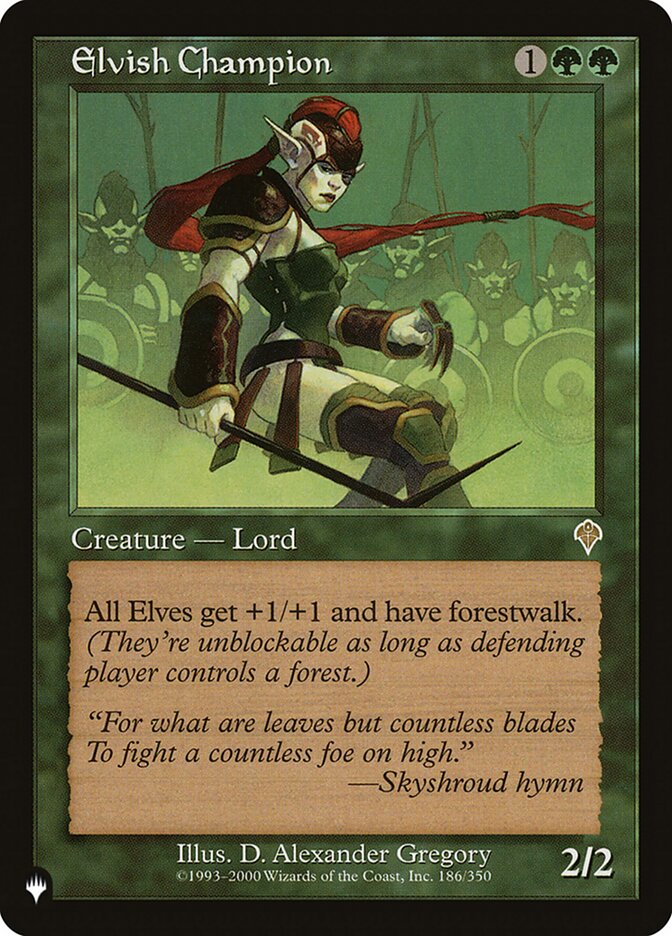 Elvish Champion [The List] | Odin's Place