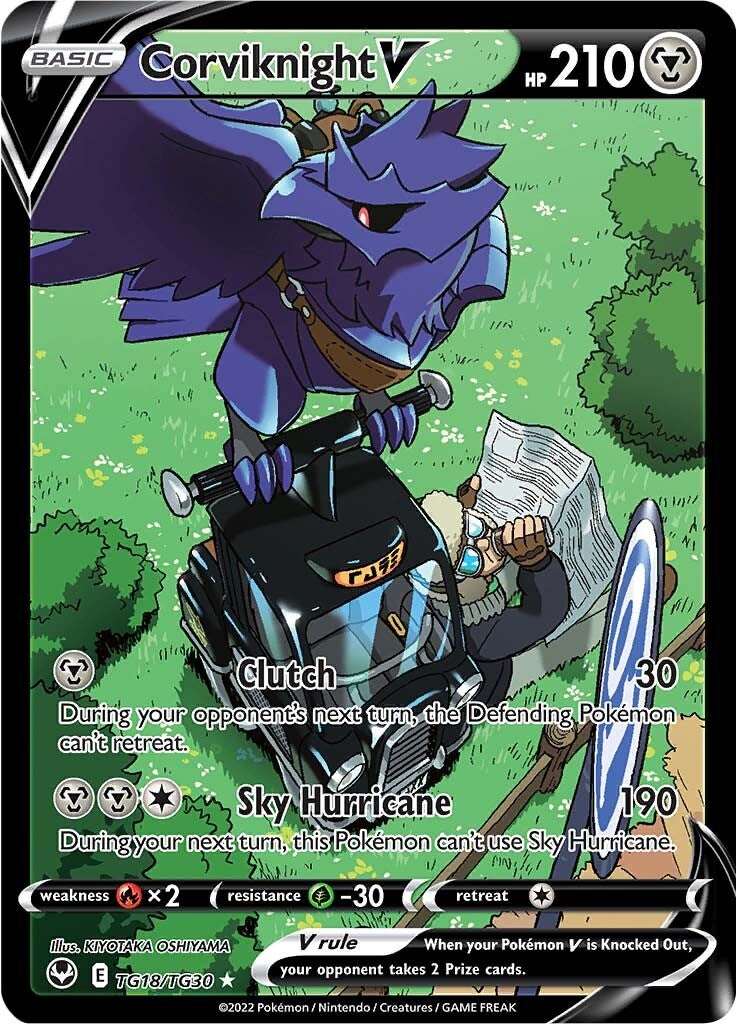 Corviknight V (TG18/TG30) [Sword & Shield: Silver Tempest] | Odin's Place